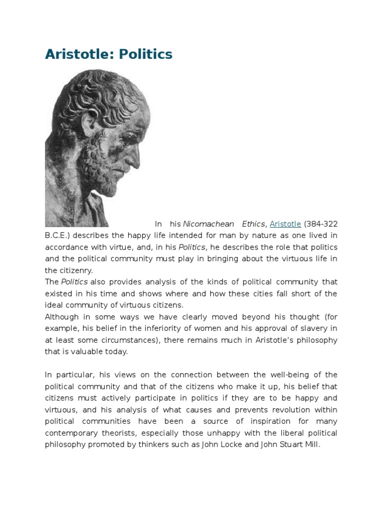 When was aristotle's politics written image
