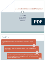 EDU3043 Week 10 Tutorial Models of Classroom Discipline: Puteri Amirah Hazirah Fahmi