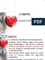 Caring, An Integral Component in Nursing