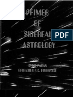 Primer of Sidereal Astrology, by Cyril Fagan and Firebrace