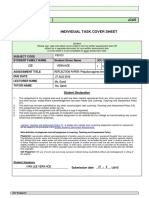 Assessment Cover Sheet - Individual 2015 PDF