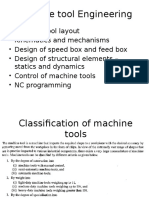 Machine Tool Engineering Guide - Layout, Kinematics, Design, Control & NC Programming