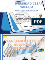 Planeamineto de La Auditoria Financiera