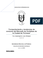 Lucas Rodriguez - Comportamiento y Tendencias de Consumo Del Mercado de Hortalizas de La Ciudad de Formosa (PI) 1