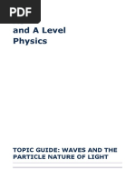 A Level Physics Waves Topic Guide