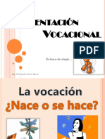 Orientación Vocacional -Es hora de elegir