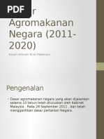 Dasar Agromakanan Negara (2011-2020)