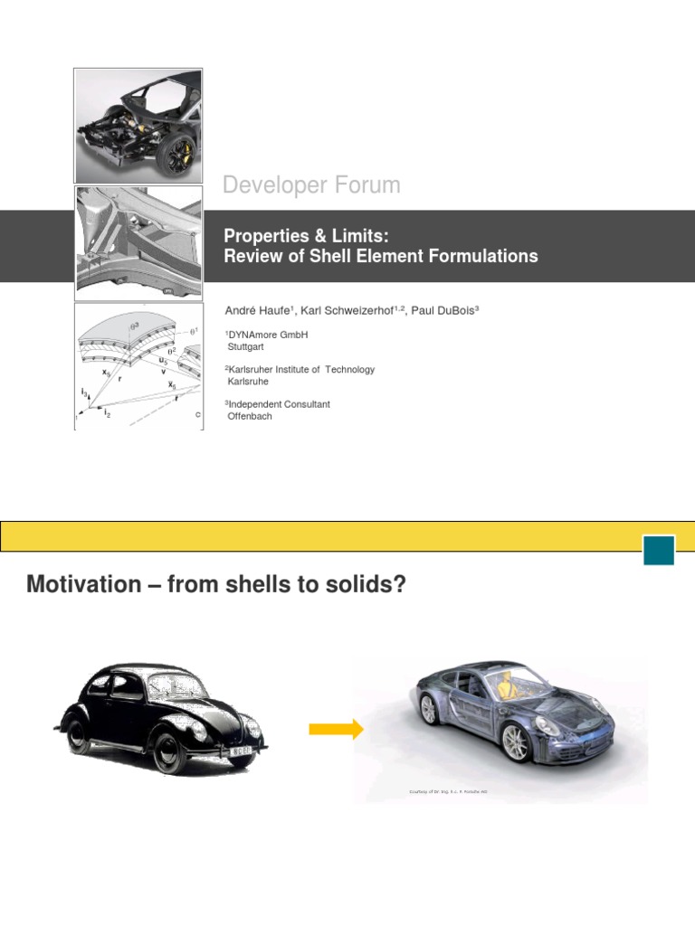 Developer Forum: Properties & Limits: Review of Shell Element ...