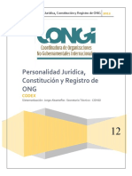 Personalidad Jurídica de Las ONG en Bolivia