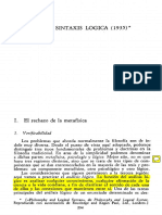Carnap Rudolf Filosofia y Sintaxis Logica PDF