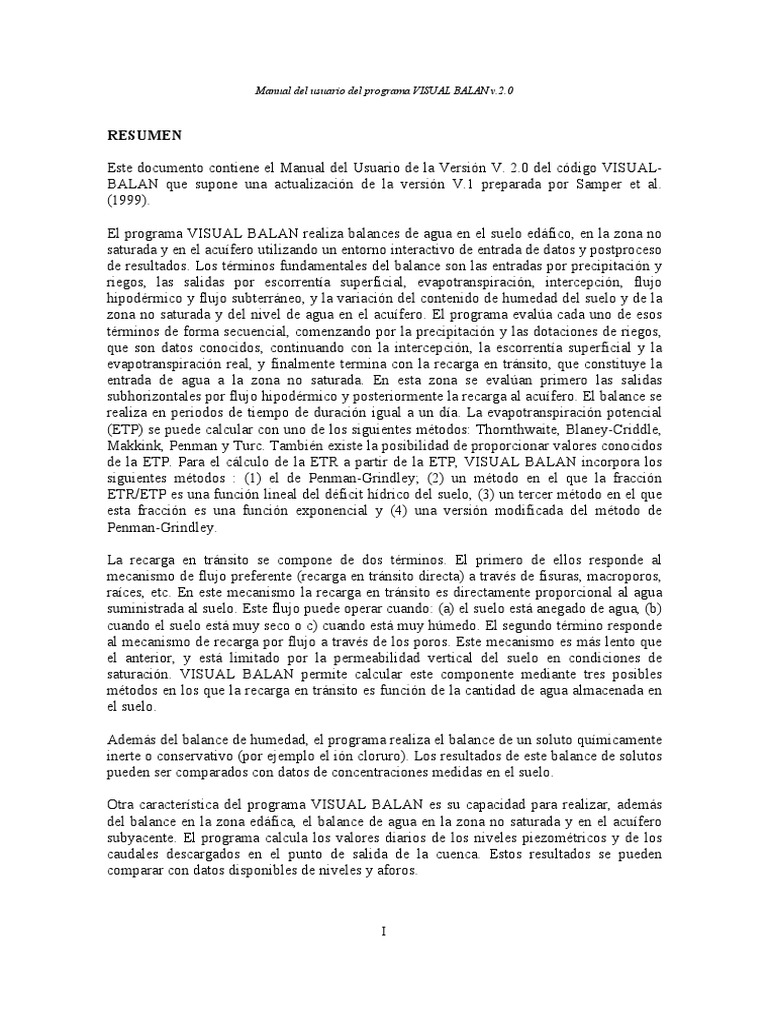 Manual Visual Balan v2 | PDF