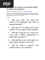 30 Oraciones en Presente Perfecto | PDF | Verbo | Adjetivo