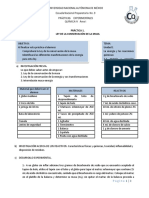 Ley conservación masa práctica química