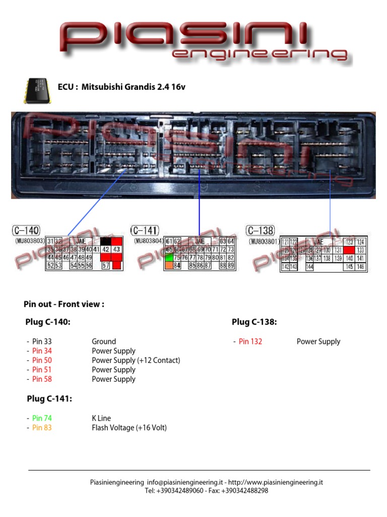 Instruction Mitsubishi Grandis | PDF