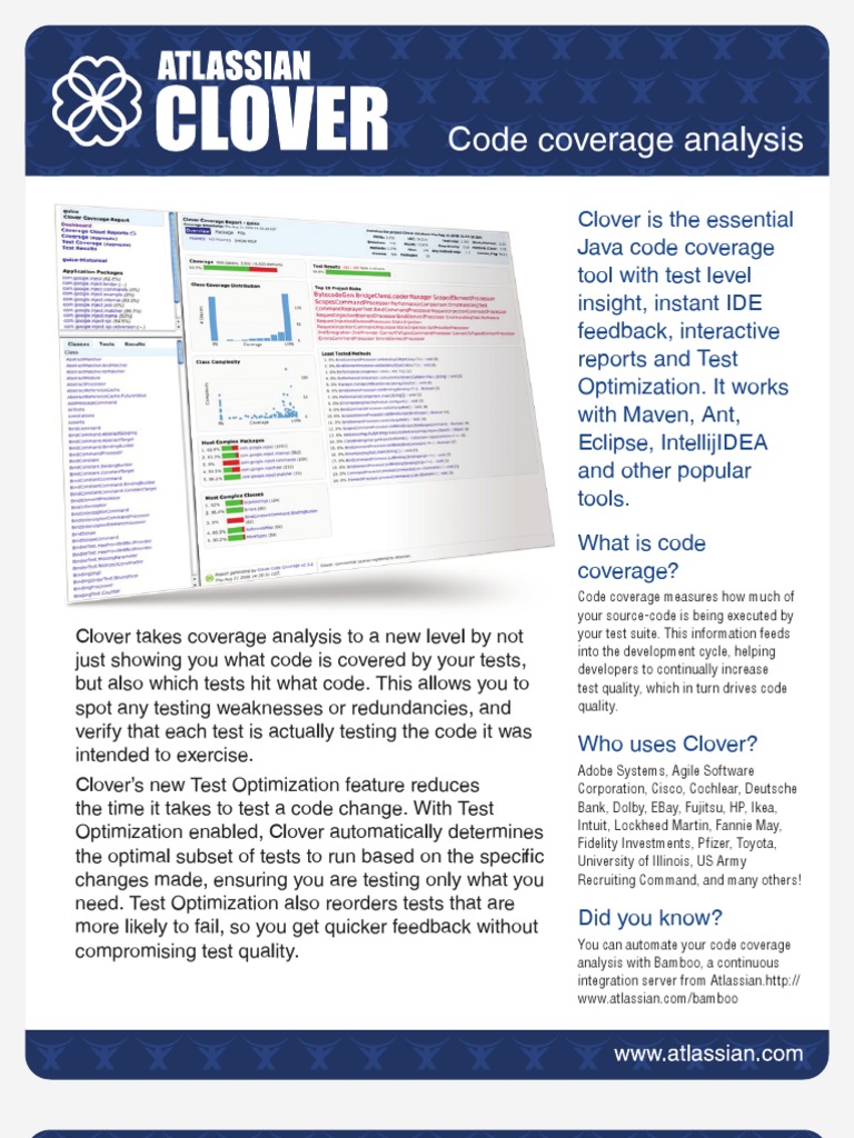 Enhancing Java Code Coverage with Clover | PDF | Computer Programming ...