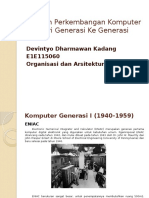 Sejarah Perkembangan Komputer Dari Generasi Ke Generasi