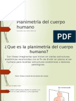 Planimetría Del Cuerpo Humano