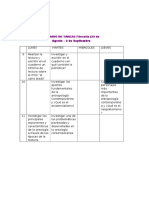 Cuadro de Tareas Filosofía