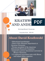 Krathwohl and Anderson
