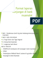 Format Laporan Kunjungan Di Bank Muamalat