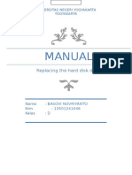 Manual: Replacing The Hard Disk Drive