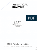 Mathematical Analysis by Malic Aurora PDF