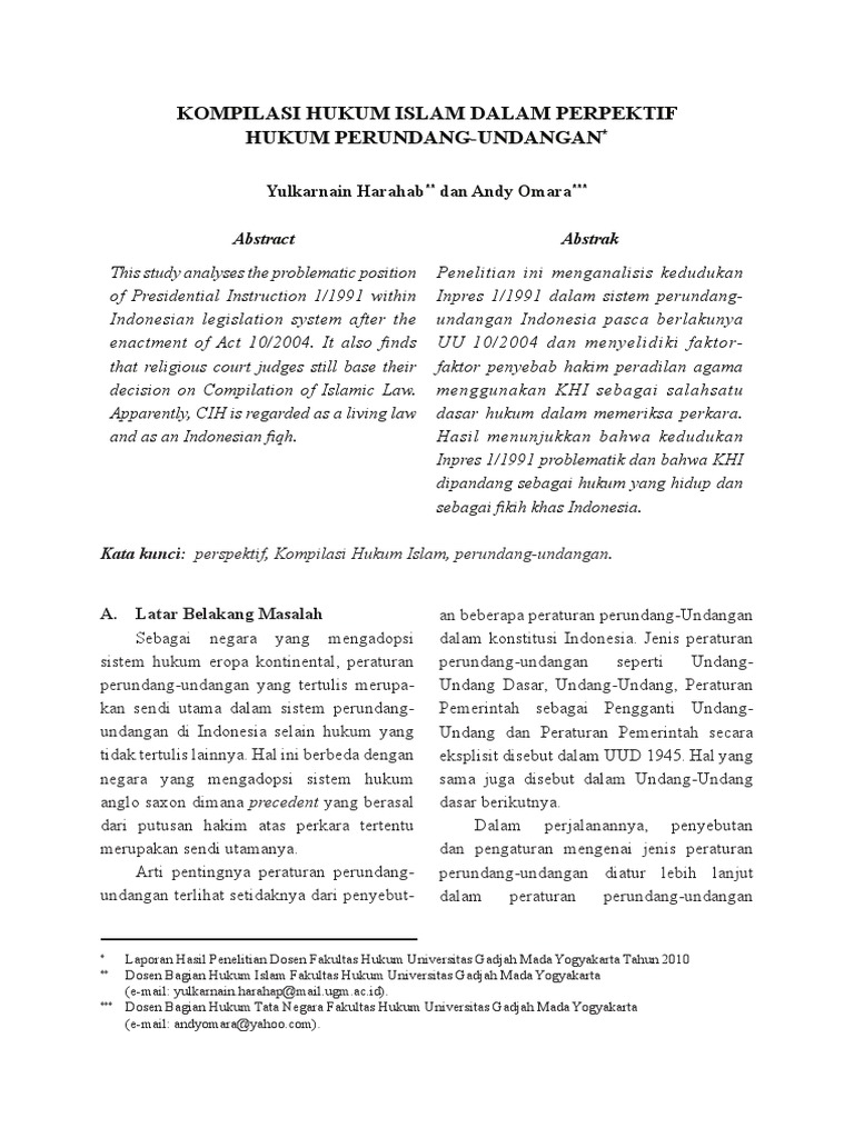 Kompilasi Hukum Islam