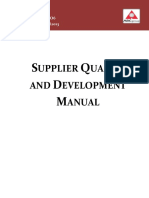 2013 03 22 Supplier Quality and Development Manual