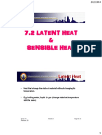 7.2 Latent Heat Sensible Heat