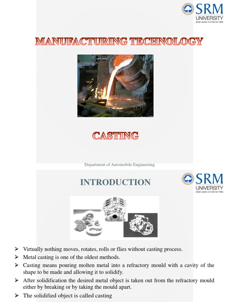 U1, Casting & Patterns Casting (Metalworking) Building Materials