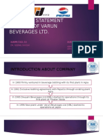 Financial Statement Analysis of Varun Beverages Ltd