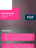 Magnesium - Pr Dr. Linda