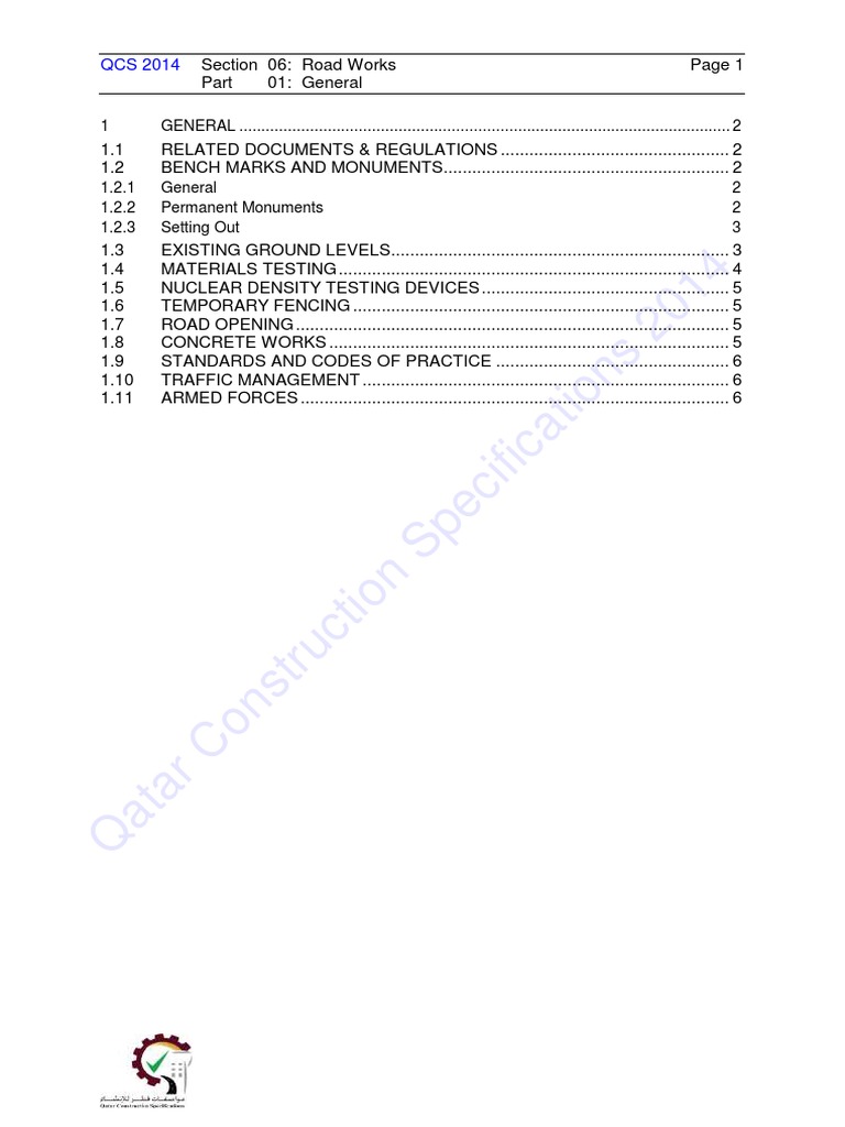 QATAR CONSTRUCTION SPECIFICATIONS QCS 2014 visual data 2