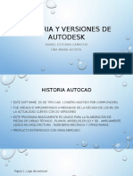 Historia y Versiones de Autodesk