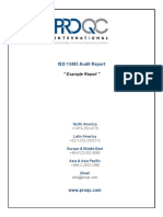 ProQC ExampleReport ISO13485 Audit PDF
