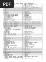 1069-In-1 Games Family List