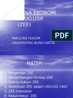 Zona Ekonomi Eksklusif (ZEE) : Fakultas Hukum Universitas Bung Hatta