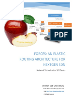 ForCES: An Elastic Routing Architecture For NextGen SDN