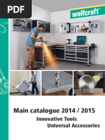 Wolfcraft Catalogue 2014 - The Leading Manufacturer of Innovative Tools and Expert Suppliers of Electrical Tool Accessories