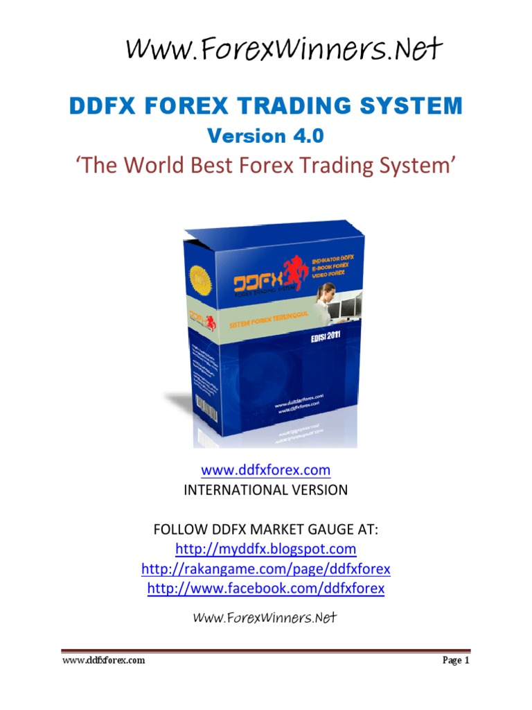 Ddfx Forex Trading System V4 Algorithmic Trading Futures Contract - 