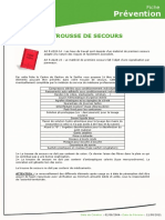 (CDG72) Trousse de Secours