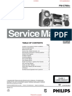 Philips FWC700 Service Manual