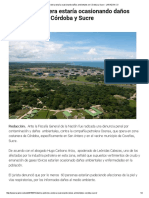 Industria Petrolera Estaría Ocasionando Daños Ambientales en Córdoba y Sucre - LARAZON