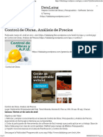 Control de Obras PDF