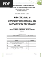 09 Obtencion Experimental Del Coeficiente de Restitucion