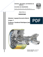 Práctica 1 de Densidad (Laboratorio de Mecánica de Fluidos)