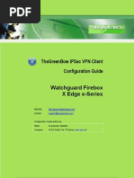 Watchguard Firebox X Edge E-Series & GreenBow IPSec VPN Client Software Configuration (English)