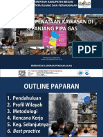 Rencana Penataan Kawasan Di Sepanjang Pipa Gas Di Kabupaten Bekasi