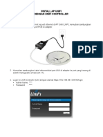 Setup Unifi Controller