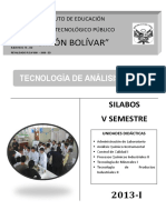 Análisis Químico V Semestre